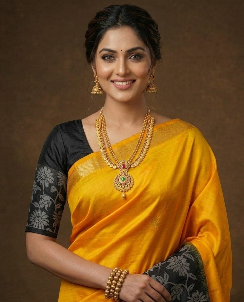WhatsApp Image 2026-03-26 at 1.15.17 PM Coimbatore Soft Silk Mustard Saree - Image 2