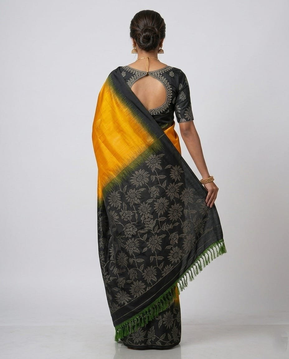 WhatsApp Image 2026-03-26 at 12.54.35 PM Coimbatore Soft Silk Mustard Saree - Image 5